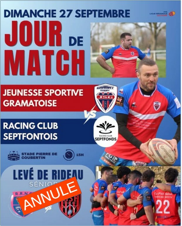 Premier match de la saison à Gramat pour les séniors