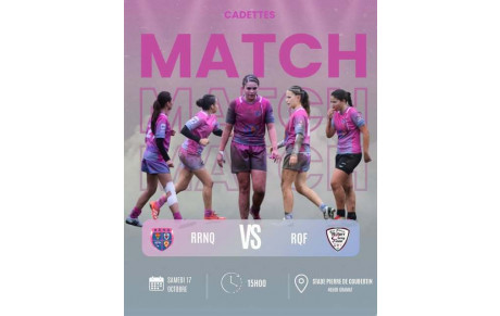 Les Cadettes à Gramat le 17 octobre 2026 pour le derby du Quercy